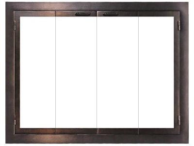 stool fireplace doors