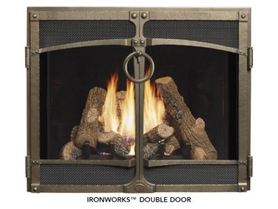 indoor gas fireplace