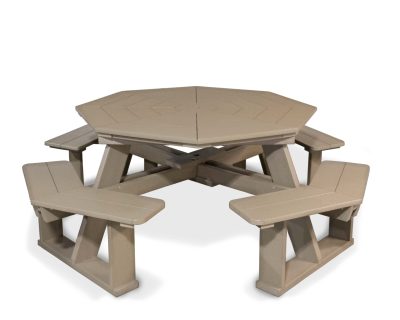 octagon outdoor table