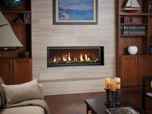 linear gas fireplace