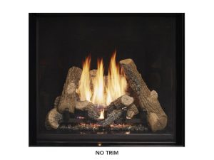 built in gas fireplace